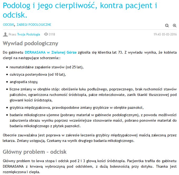 podolog Zielona Góra